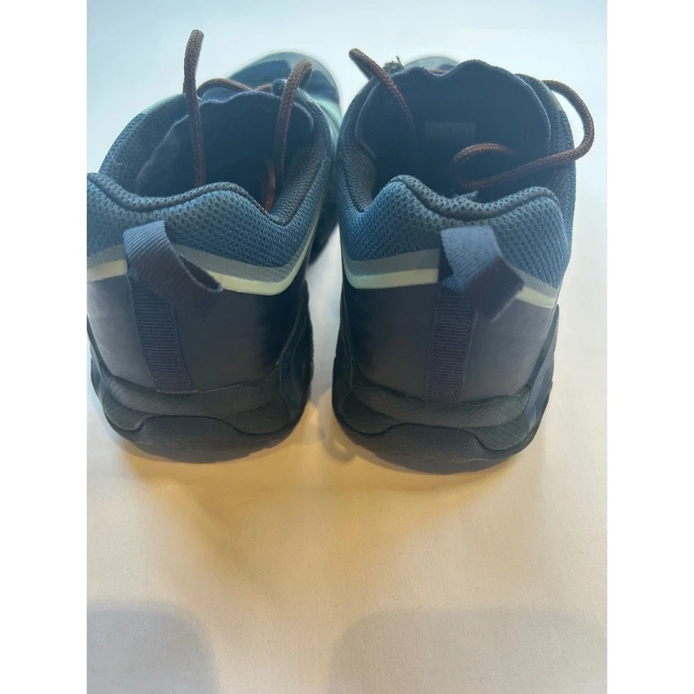 Oboz Arete Low Hiking Shoes Women 8.5 Blue Green Mesh Trail Sneakers 12402